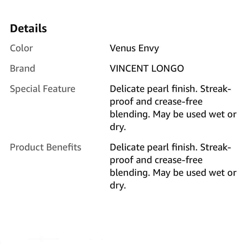 Vincent Longo Trio Eyeshadow Venus Envy